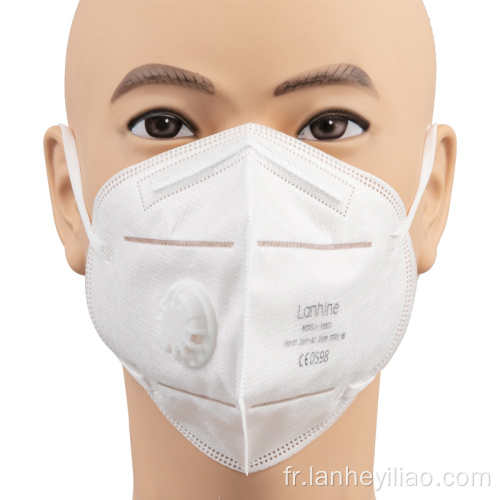 Masques de sécurité masque plié mode personnalisé réutilisable un masque de visage protecteur individuellement